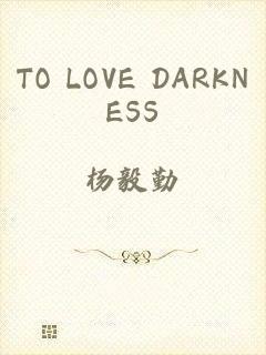 TO LOVE DARKNESS